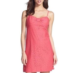 Lilly Pulitzer Hot Pink Karina Lace Mini Dress 2